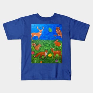 Wild Animals Kids T-Shirt